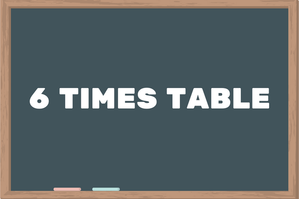6 TIMES TABLE - TIMESTABLEKIDS.COM