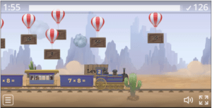 8 TIMES TABLE GAME visual data 5